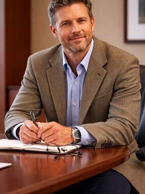 Oscar de la Renta Men's Houndstooth Blazer in Brown